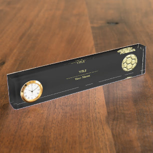 Porte-nom Ballon de football d'or