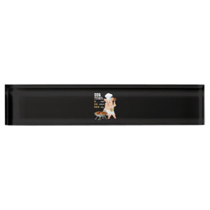 Porte-nom BBQ BBQ Timer Pig Grill Barbecue Beer Lover Men