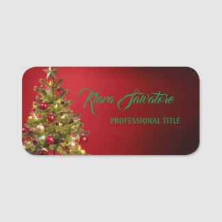 Porte-nom Beau sapin de Noël moderne