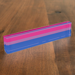 Porte-nom Bisexual pride