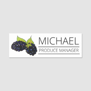 Porte-nom Blackberry Berry Berries Fruit Grossiste