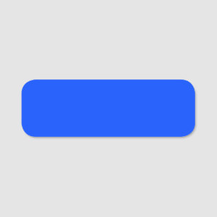 Porte-nom Bleu (RYB) (couleur solide)