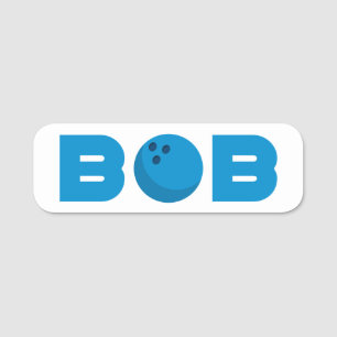 Porte-nom Bob bowling