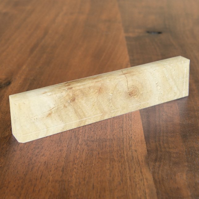 Porte-nom bois (Taille)