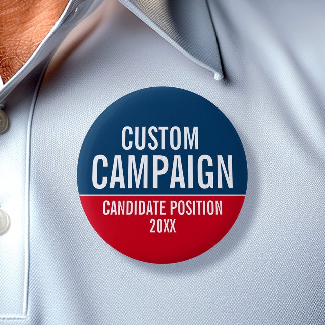 Porte-nom Bouton Créer votre propre campagne (Custom Campaign Name Tag)