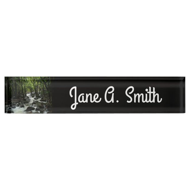 Porte-nom Bridalveil Creek à Yosemite National Park (Devant)