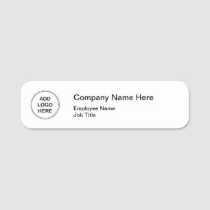Porte-nom Budget Business Ajouter votre logo Nom Balise Conc