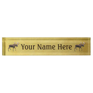 Porte-nom Bull Moose