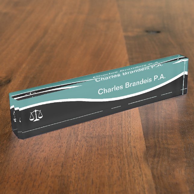 Porte-nom Bureau du Procureur (Taille)
