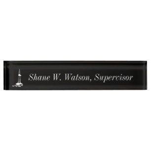 Porte-nom Bureau/plaque signalétique de gisement de pétrol