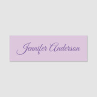 Calligraphie Pastel Thistle rose Personnalisé