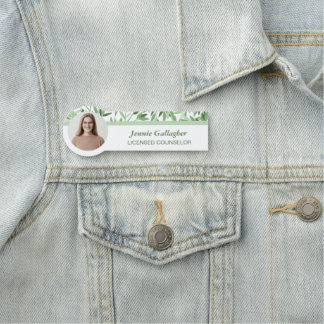 Porte-nom Calme Vert Vert Vert Vert Vert Vert Arrondi ID pho