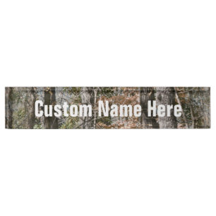 Porte-nom Camouflage Camouflage de l'arbre forestier Chasse