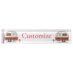 Porte-nom Camper Teardrop Classic Retro Thunder_Cove