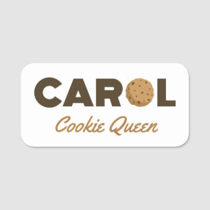 Porte-nom Carol cookie queen