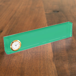 Porte-nom Carte mère Emerald Green Desk personnalisée