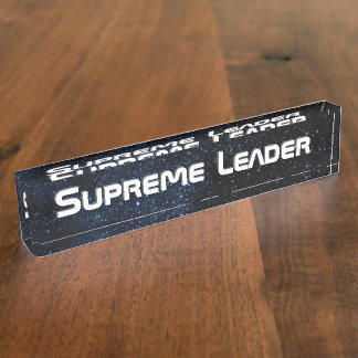 Porte-nom Chef suprême