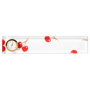 Porte-nom Cherry Motif Pop Version