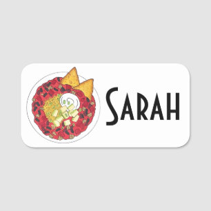 Porte-nom Chilli Soupe Cookoff Tortilla Chips Aliments