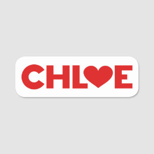 Porte-nom Chloe Love
