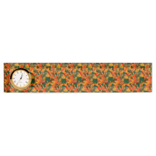 Porte-nom Chute du Motif Feuille pour l'automne
