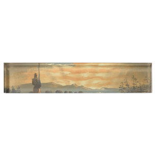Porte-nom Ciel patriotique de PIÈCE EN T