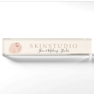 Porte-nom Clinique de cosmétique Réception Spa Accueil Beaut