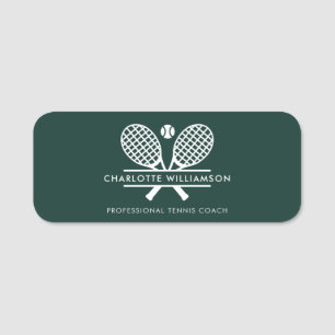 Porte-nom Club professionnel de tennis de pelouse Sports Clu