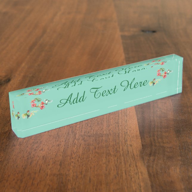 Porte-nom Colibri (Taille)