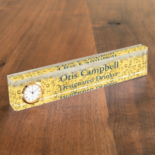 Porte-nom Complètement de la plaque signalétique de bureau (Taille)