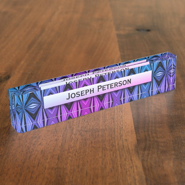 Porte-nom Conception brillante de couleur (Taille)