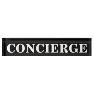 Porte-nom Concierge