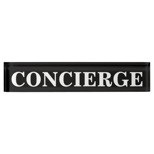 Porte-nom Concierge (Devant)