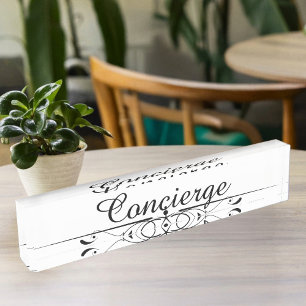 Porte-nom Concierge