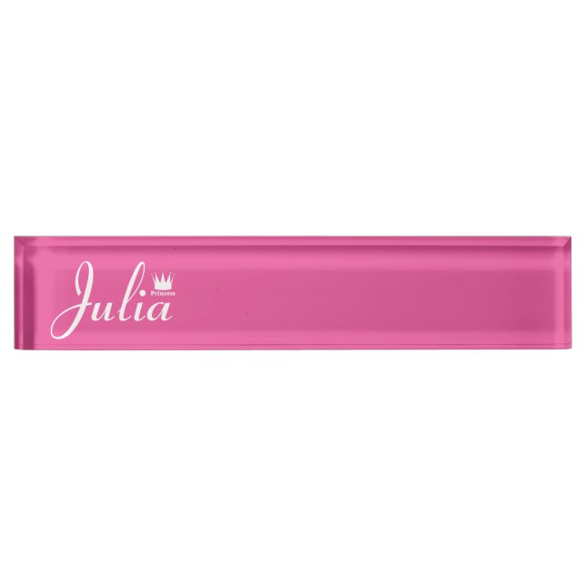 Porte-nom Couronne de la princesse (Devant)