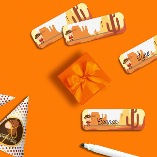 Porte-nom Cowboy sauvage de l'ouest