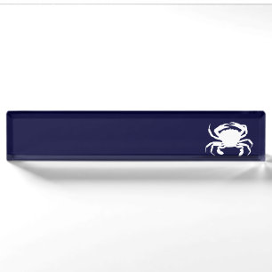 Porte-nom Crabe de forme Choisissez vos couleurs