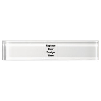 Porte-nom Créez votre propre blanc