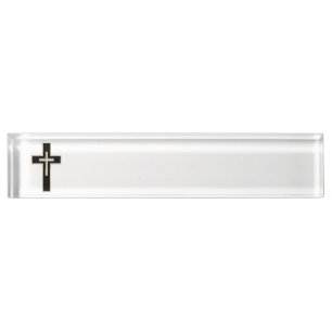 Porte-nom Croix chrétienne