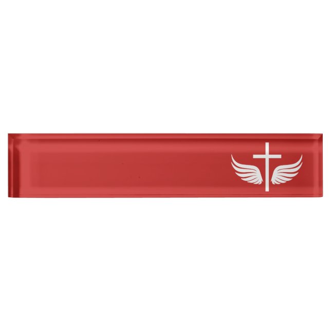 Porte-nom Croix chrétienne (Devant)