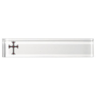 Porte-nom Croix chrétienne
