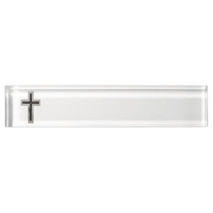Porte-nom Croix chrétienne
