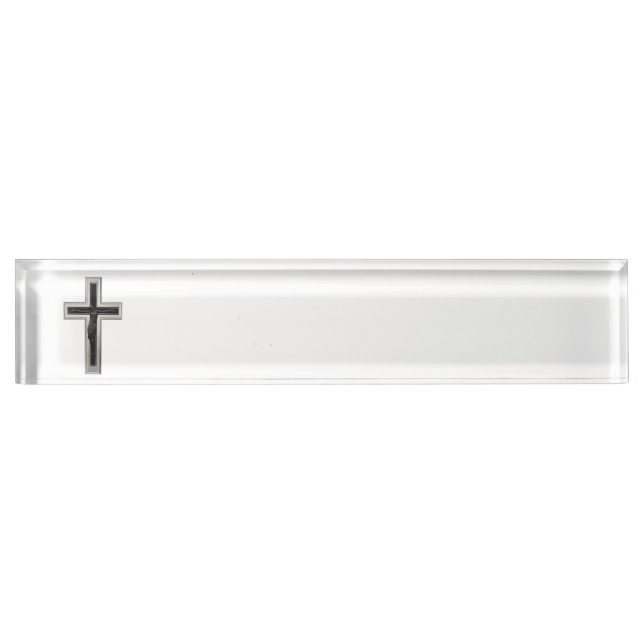 Porte-nom Croix chrétienne (Devant)