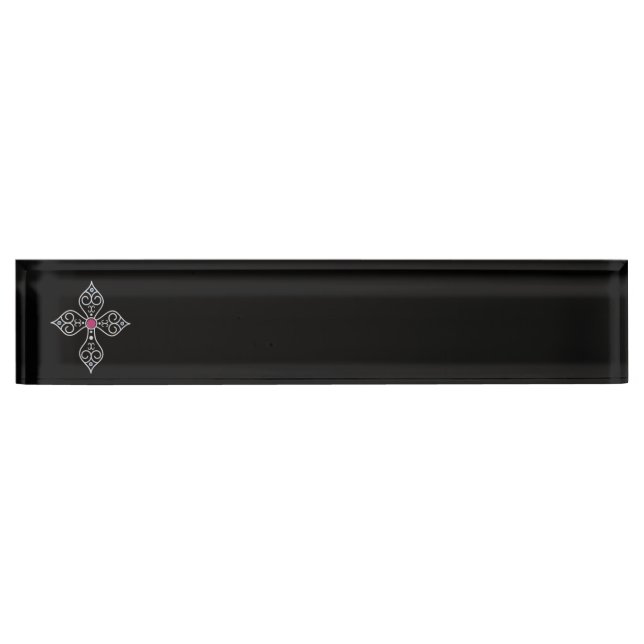 Porte-nom Croix chrétienne (Devant)