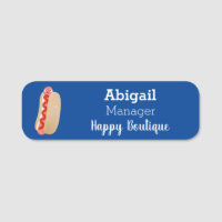 Curieux hot dog Weiner dessin animé