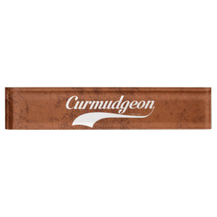 Porte-nom Curmudgeon