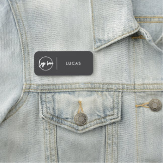 Porte-nom Custom Business Logo Basic Employee Staff Name  Na