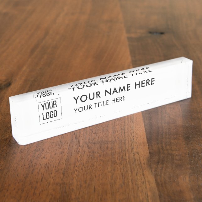 Porte-nom Custom Professional Name Plate (Taille)