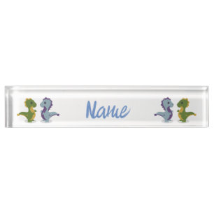 Porte-nom Cute Dinosaur Paire Thunder_Cove