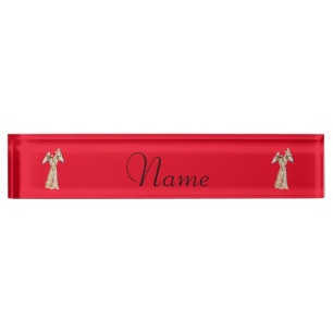 Porte-nom Cute Giraffe Couple Thunder_Cove